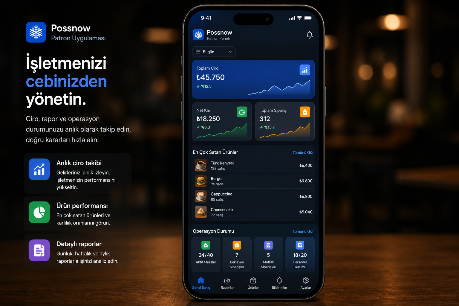 Possnow Patron Uygulaması